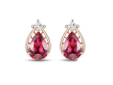Tourmaline Golden Earrings 