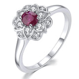 Silver Ruby Ring