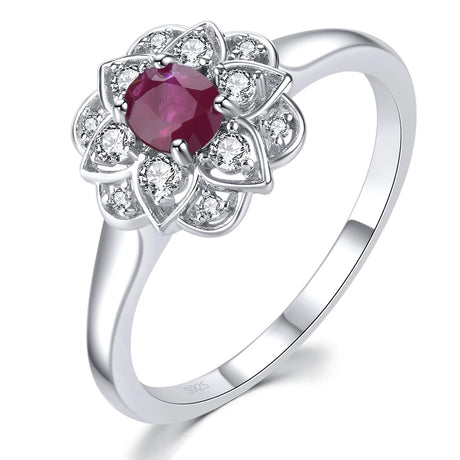 Silver Ruby Ring