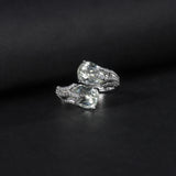 Silver Ring Green Amethyst