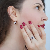 Silver Ring 1.05 ct Garnet
