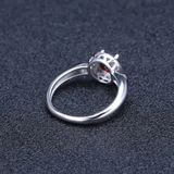 Silver Ring 1.05 ct Garnet