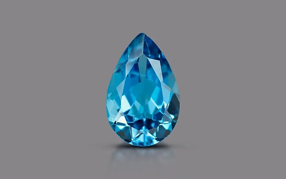 Silver Pendant with Swiss Blue Topaz 5.29 ct