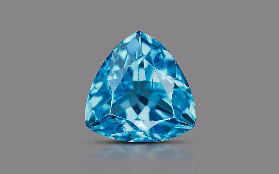 Silver Pendant with Swiss Blue Topaz 5.30 ct