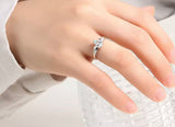 Silver Sky Blue Topaz 0.80 ct Ring