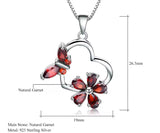 Silver Garnet 2.22 ct Pendant