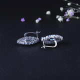 Silver Topaz / Mystic Quartz Earrings