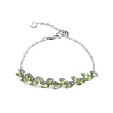 Silver 4.37 ct Peridot