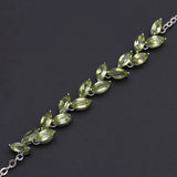 Silver 4.37 ct Peridot