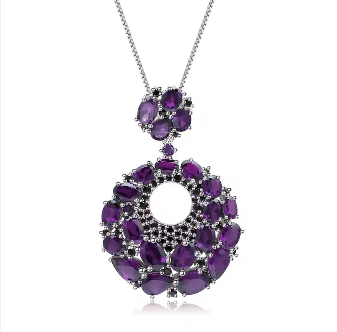 Silver Amethyst Pendant