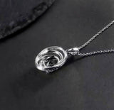Silver 0.66 ct Green Amethyst Pendant