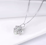 Silver 15.10 ct Green Amethyst Pendant