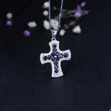 Silver Sapphire Pendant