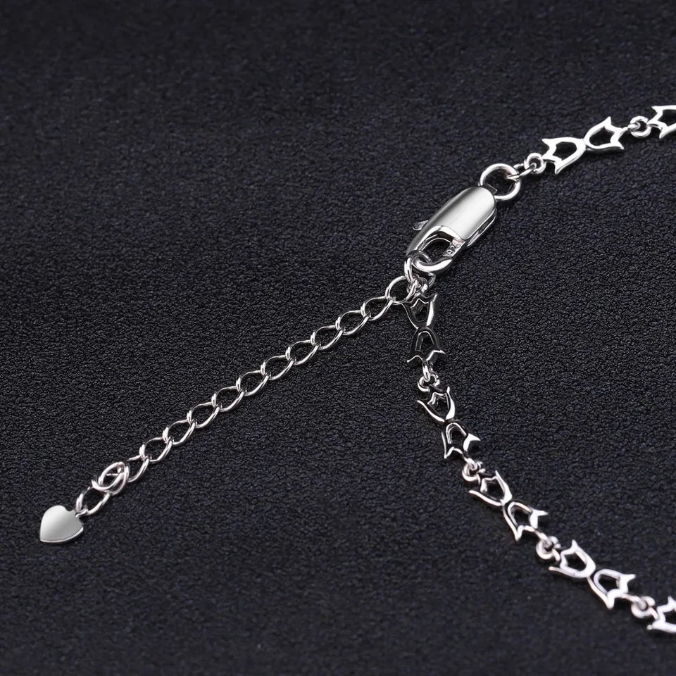 Silver 5.31 ct Topaz Necklace