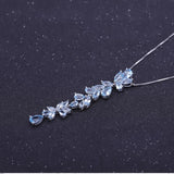 Silver 14.33 ct Topaz Pendant