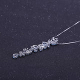 Silver 14.33 ct Topaz Pendant