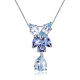 Silver Topaz / Mystic Quartz Pendant