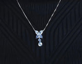 Silver Topaz / Mystic Quartz Pendant