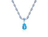 Silver Topaz Necklace
