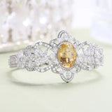 Silver Citrine Bracelet