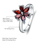 Silver Ring 1.86 ct Garnet