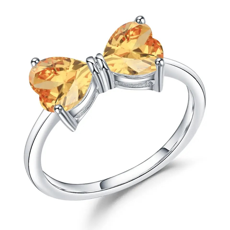 Silver Ring 1.56 ct Citrine