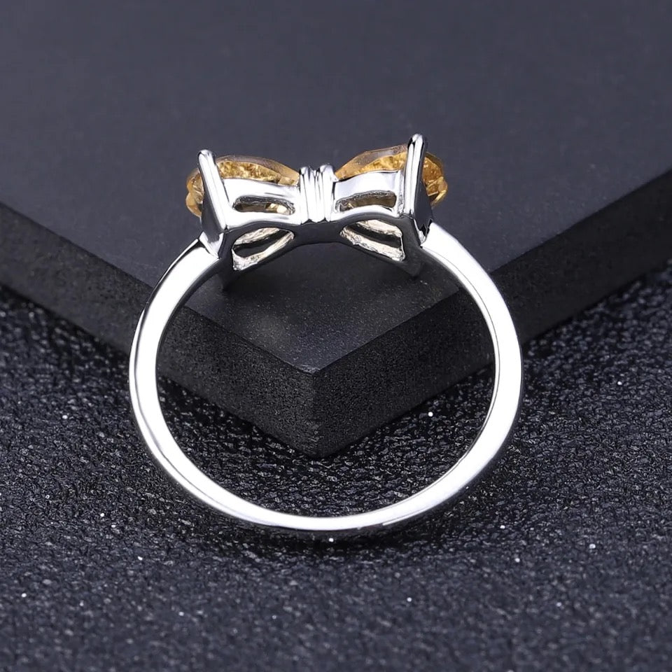 Silver Ring 1.56 ct Citrine