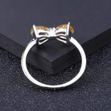 Silver Ring 1.56 ct Citrine