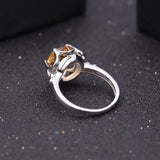 Silver Ring 2.66 ct Citrine
