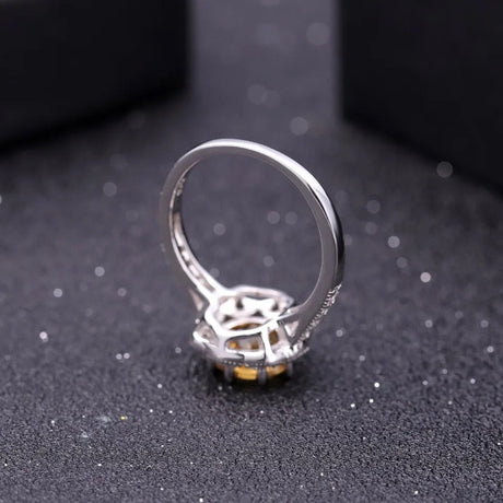 Silver Ring 2.01 ct Citrine