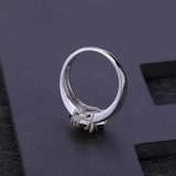 Silver Ring 0.92 ct Citrine / Smoky Quartz