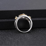 Silver Ring 0.54 ct Citrine