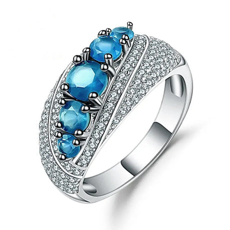 Topaz Silver Ring