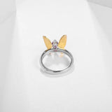 Silver / Golden plated Amethyst Ring