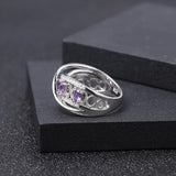 Silver Ring 0.86 ct Amethyst