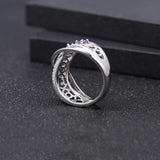 Silver Ring 0.86 ct Amethyst