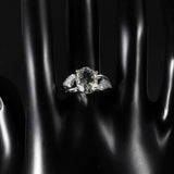Silver Ring Green Amethyst