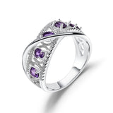 Silver Ring 0.86 ct Amethyst