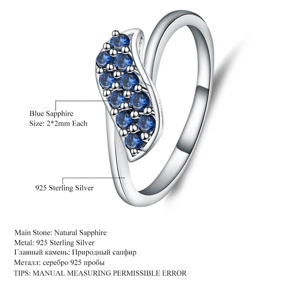 Silver Ring Sapphire