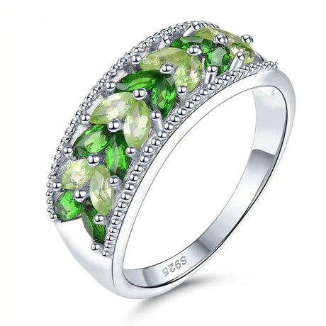 Peridot Silver Ring