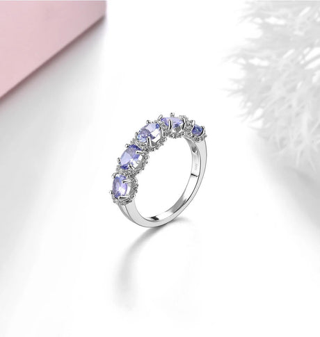 Silver 1.80 ct Tanzanite Ring
