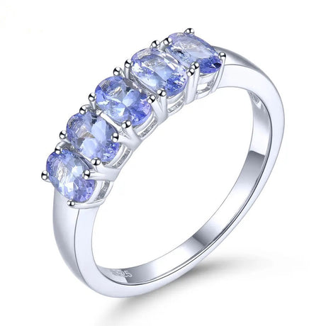 Tanzanite Silver Ring