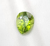 Peridot 1.90 ct – Green Pear Cut, Untreated | Sosna Gems